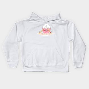 Today we eat white rice Kids Hoodie